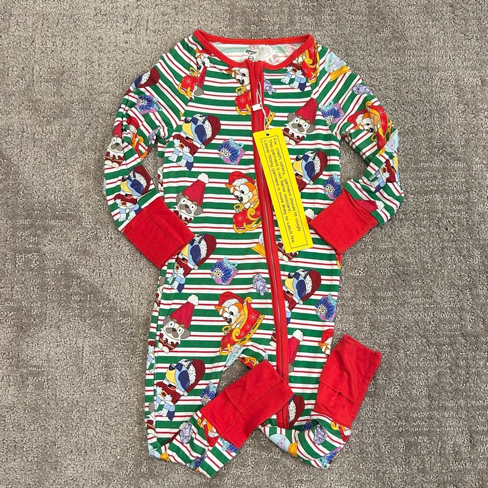 Bluey Christmas Bamboo Zippy